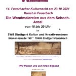 Einladungsflyer Feuerbacher Kulturnacht 2021